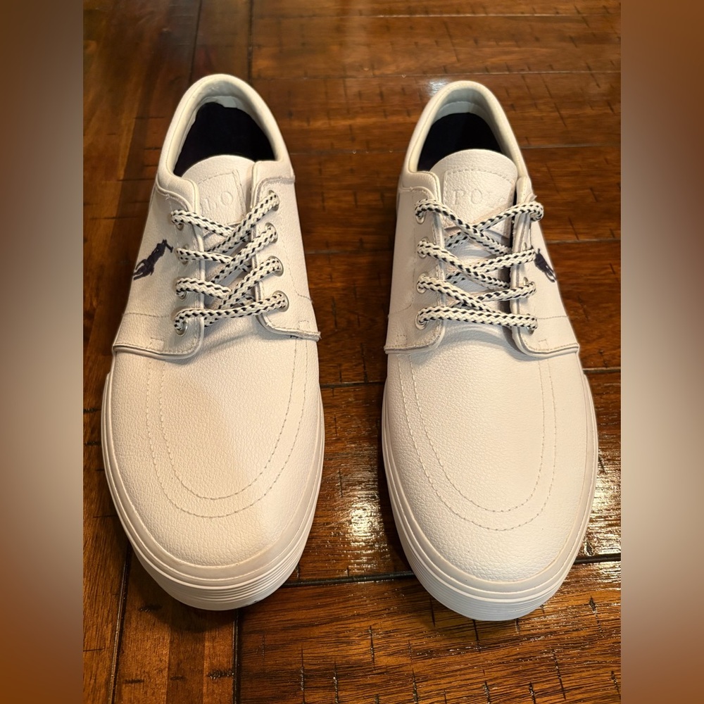 Polo by Ralph Lauren Men’s Sz 10 - Faxon Sport Leather - Picture 4 of 8